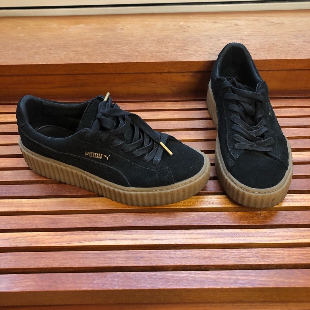 puma fenty rihanna platform creeper sneakers
